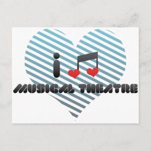 I Love Musical Theatre Postcard
