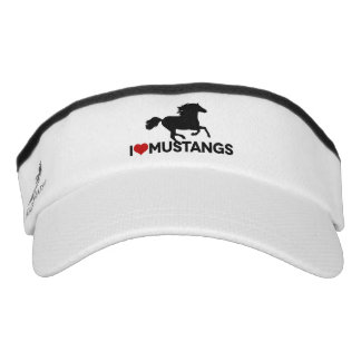 I Love Mustangs - Visor