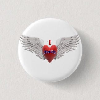 I Love Mutts Button