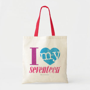 I Love My 17 Aqua Tote Bag