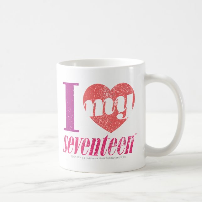 I Love My 17 Pink Coffee Mug (Right)