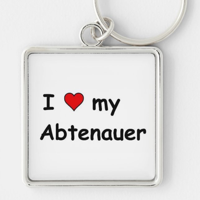 I Love My Abtenauer Keychain (Front)