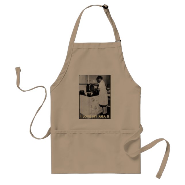 I LOVE MY AGA !! STANDARD APRON (Front)
