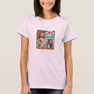  I Love My Air Fryer – Cute Cooking Design T-Shirt