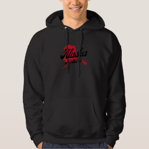I Love My Alaska Best State Alaska North Pole City Hoodie