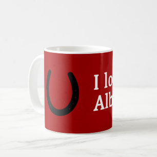 I Love My Albanian Horse Coffee Mug