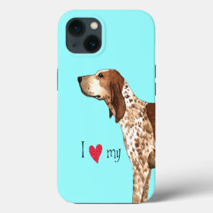 I Love my American English Coonhound iPhone 13 Case
