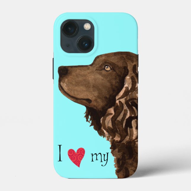 I Love my American Water Spaniel Case-Mate iPhone Case (Back)