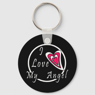 I love my Angel Keychain