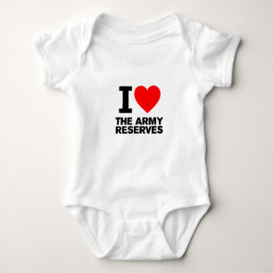 I Love my Army Reserve Baby Bodysuit