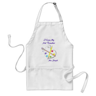 I Love My Art Teacher Apron
