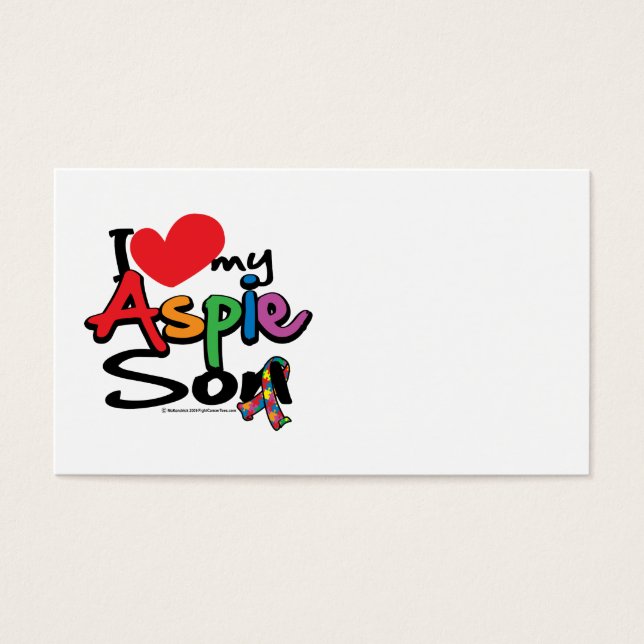I Love My Aspie Son (Front)
