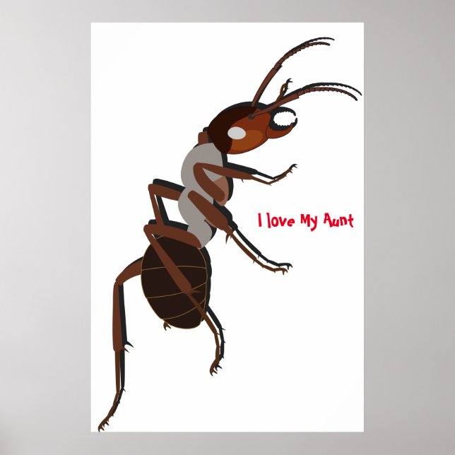 I love My Aunt Poster (Front)