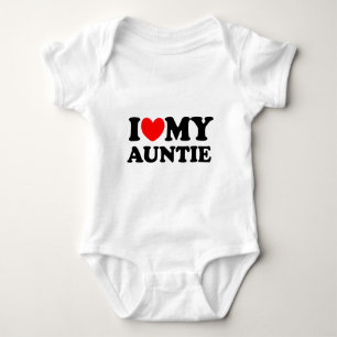 I Love My Auntie Baby Bodysuit