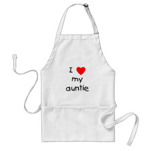 I Love My Auntie Standard Apron