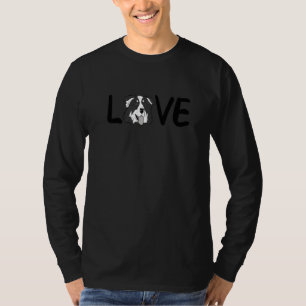 I Love My Aussie Dog Australian Shepherd Heart Aus T-Shirt