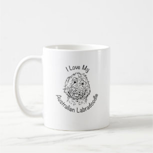 I Love My Australian Labradoodle Coffee Mug