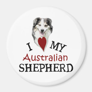 I love my Australian Shepherd Magnet