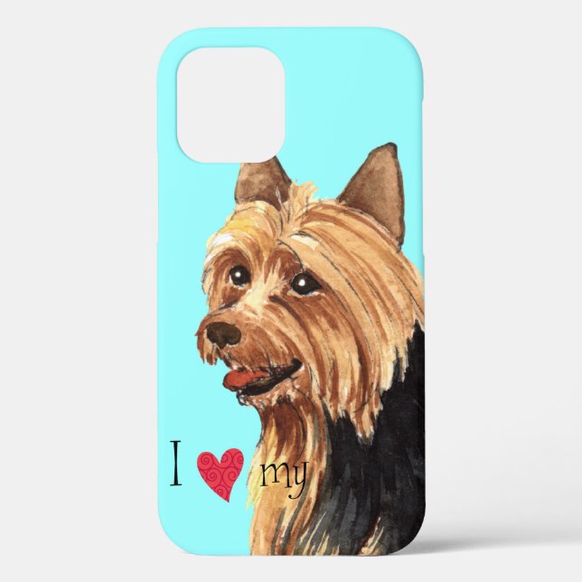 I Love my Australian Terrier Case-Mate iPhone Case (Back)