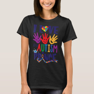I Love My Autism Prince Autism Mom T-Shirt