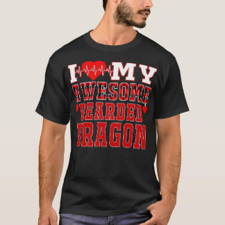 I Love My Awesome Bearded Dragon Classic TShirt