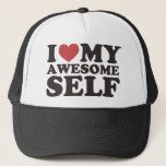 I Love My Awesome Self Trucker Hat<br><div class="desc">I Love My Awesome Self</div>