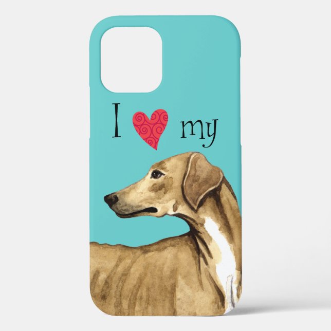 I Love my Azawakh Case-Mate iPhone Case (Back)