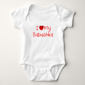 I Love My Babushka Infant & Toddler T-Shirt Baby Bodysuit