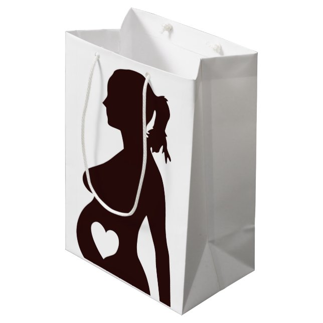 I LOVE MY BABY MEDIUM GIFT BAG (Front Angled)