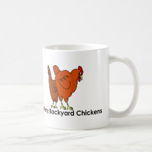 I Love My Backyard Chickens Coffee Mug