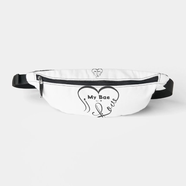 I Love My Bae • You = ♥ Fanny Pack (Front)