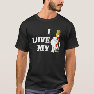 I love my Barberpole Cat for Barbershop Quartet Si T-Shirt