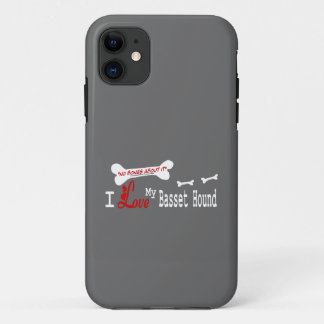 I Love My Basset Hound iPhone 11 Case