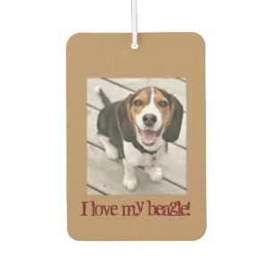I love my beagle Car Air Freshener