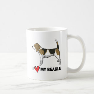 I Love My Beagle Coffee Mug