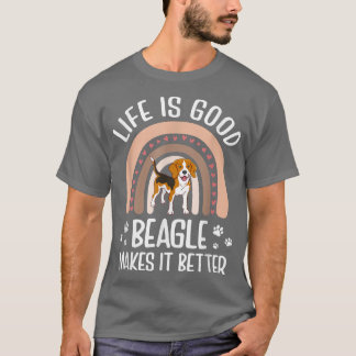 I Love My Beagle Cute Best Beagle Mom Ever Gift Pu T-Shirt