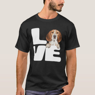 I Love My Beagle Dog T-Shirt