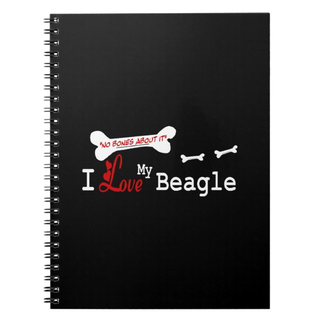 I Love My Beagle Notebook (Front)