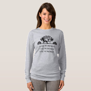 I love my beagle. T-Shirt
