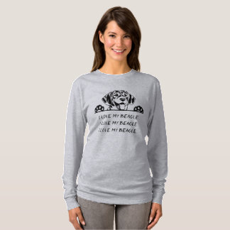 I love my beagle. T-Shirt