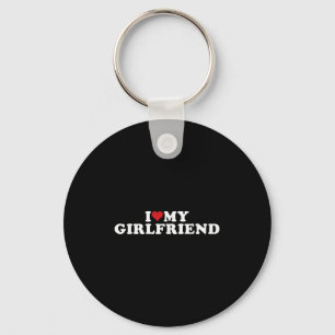 I Love My Beautiful Girlfriend I Heart My Beautifu Keychain