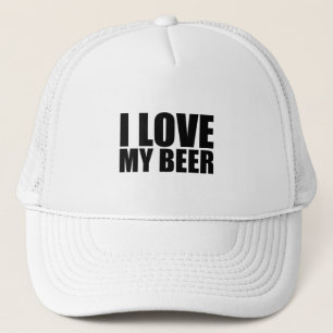 I love my beer trucker hat