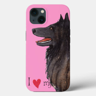 I Love my Belgian Sheepdog iPhone 13 Case