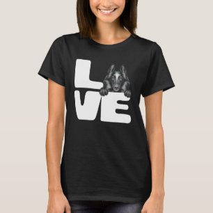 I Love My Belgian Sheepdog Dog T-Shirt