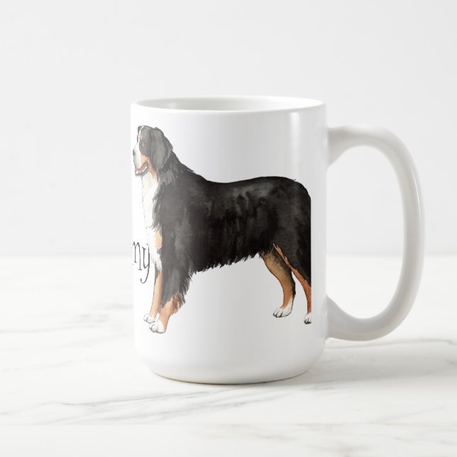 I Love my Bernese Mountain Dog Coffee Mug (Right)