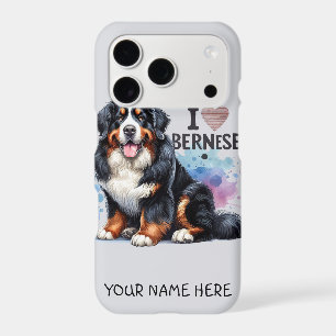 I Love My Bernese Mountain Dog Personalized Name