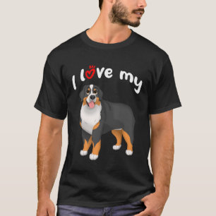 I Love My Bernese Mountain Dog T-Shirt