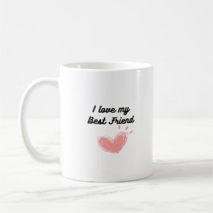 I Love My Best Friend Classic Coffee Mug