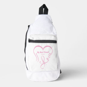 I Love My Best Friend • Cuddle Expert Sling Bag