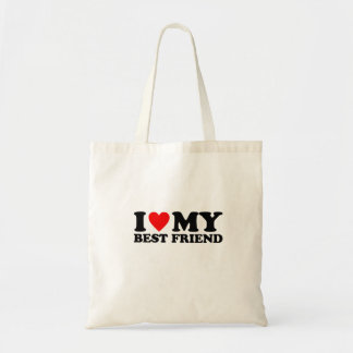 I Love My Best Friend - I Heart My Best Friend Tote Bag